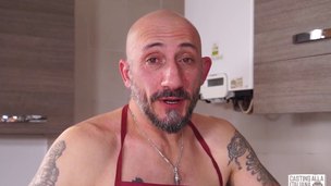 Chap with a biggest cock makes an swarthy chick's cookie moist