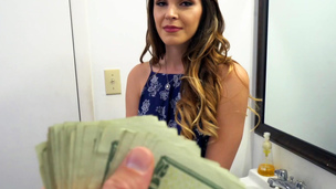 Blameless Brunette hair Gags on 10-Pounder