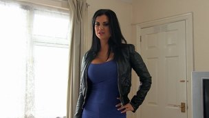 Exotic babe rides the big dick as furiously as she can