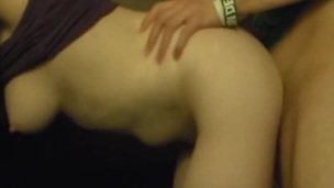 Nerdy girl takes a chunky cock deep and gets a facial