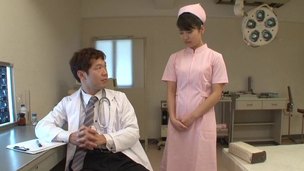 Nurse with fine gazoo  in uniform penetrated hardcore in position 69