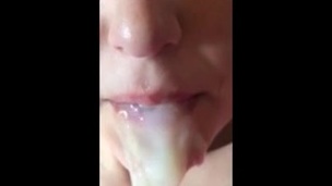 cum in mouth compilation