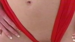tenåring blonde lingerie