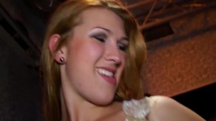 Real party european getting blowjob