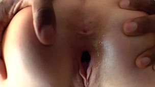 Large darksome dick makes Jennifer Dark cum like the slut this babe is