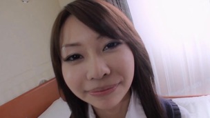 Slut from Asia gets penis in throat and wet unshaved obscene cleft