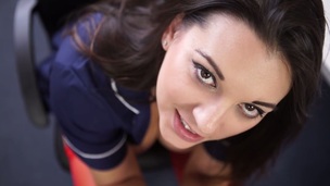 Big boobed sexpot Sophie Parker playing with dildo