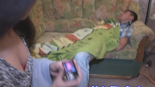 Cuckolding beauty team-fucked in front of her bf