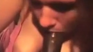 Honey pulls Negro stick