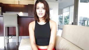 Brunette stepsister forbidden cock act