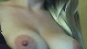 Palatable eurobabe shows her large boobs Leora from 1fuckdatecom