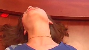 What do u think of when u hear the word `office`? Work? Well, that`s too boring! This nasty sexy chick sure knows how to make her workday full of passion! Whilst everyone were out for some lunch, that babe enticed her impressive coworker right in her work place! After this babe did that amazing unfathomable face hole, this stud got so turned on that that stud couldn`t assist banging her butt right on the table. Want To see if they got caught? See this kewl high heel porn vid!