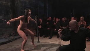 Unrepining slut needs several dicks to punish her wild cunt