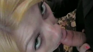 Blonde attacked by a randy man who needs her wet cookie