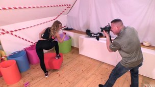 Lucky photographer acquires to drill a cute lady with a fine ass