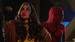 Deadpool and Spiderman are here to share the love tunnel in a heroic way