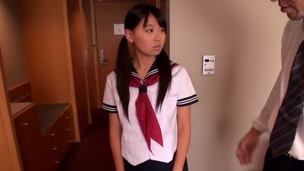 japanese legal age teenager schoolgirl drilled in constricted muff