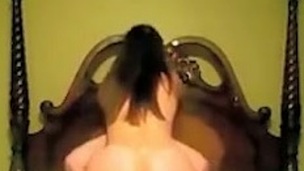 Ardent lady with juicy bubble ass is fond of riding meaty cock on top