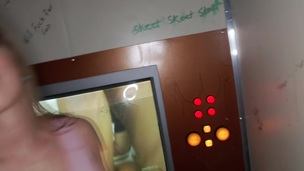Gagging gloryhole sweetheart jizzed in face hole