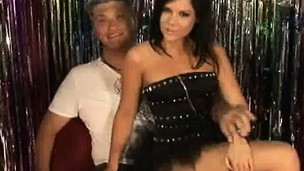 Elegant babe with sexy legs Madison Parker receives pounded deep by Mike