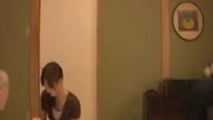 Youthful Girl Helps Her Step Father