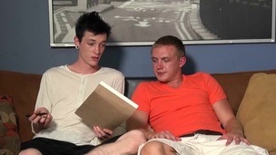 Gracious gay man gets his dick sucked and enjoys it in his arse