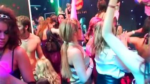 Compelling babes doing some nice-looking nasty things at the party