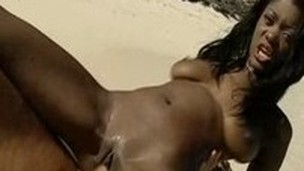 Insane pornstar Jenna Brooks in exotic anal, interracial porn movie scene