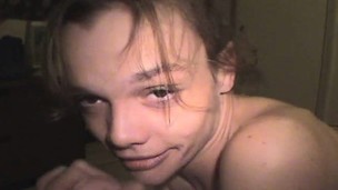 Naughty blonde hooker Nina loses her clothes and takes a hard pounding