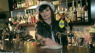 Jeny Smith exposed barmaid on duty