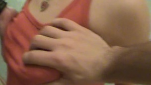 Dude with lengthy hair makes out with his excited amateur doxy