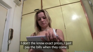 I'm actually desperate for a fellatio. So in this scene I'm pretending to be a gas/electricity sale agent. Natasha is alsos desperate to sale on her heating bills, so between use we one as well as the other got what we wanted.