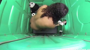 Youthful girl gives strangers blowjobs
