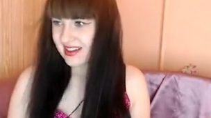 brunette solo strømper høyskole strippe
