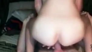 Chick gets her love tunnel juicy from getting fingered and fucked