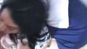 Arab girlfriend with hot whoppers and arse is having passionate sex on bed