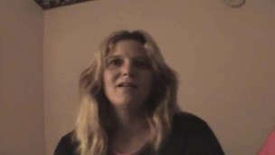Naughty blonde with big boobs has joy with a black bull and a white guy