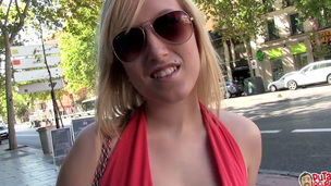 Putting my ramrod inside a a breasty blond