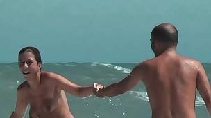 Real youthful beach naturist voyeur movie